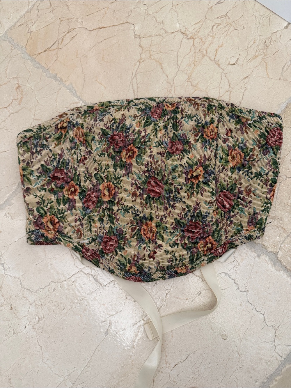 Floral bustier